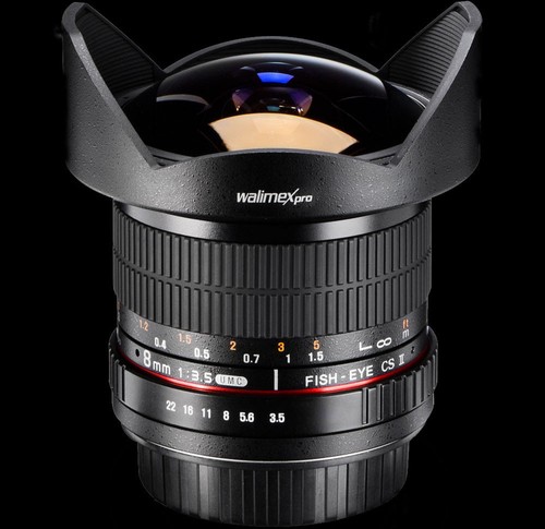 Obiettivo fisheye 8mm per - 8mm,